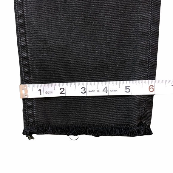 Zadig & Voltaire x Jagger Snow David Frayed Jeans Black Sz 26 - Picture 13 of 14
